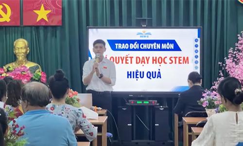 Sự kiện trao đổi chuyên môn nâng cao hiệu quả stem